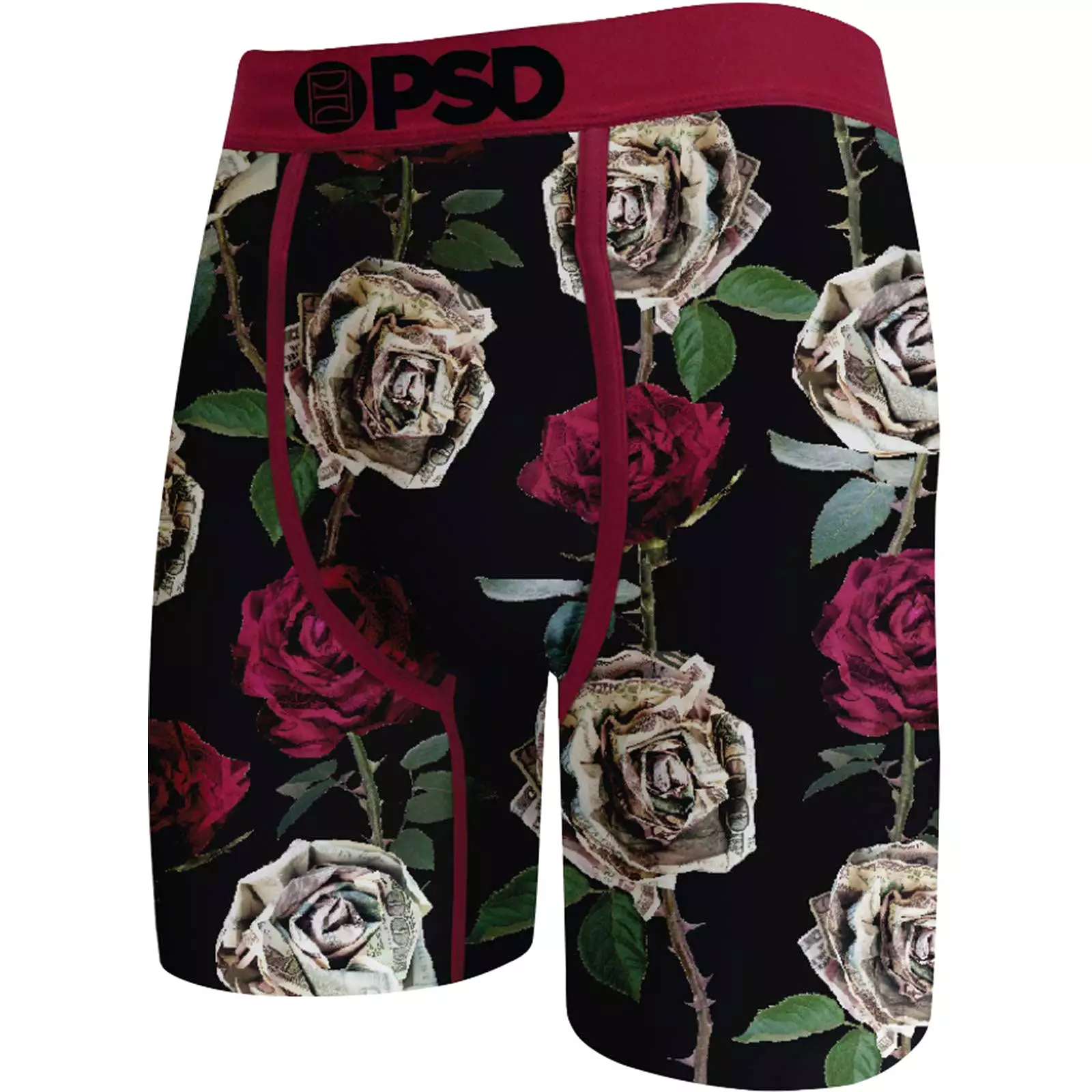 PSD 100 Roses Mix Boxer Men's Bottom Underwear (Brand New)