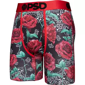 PSD Bandana Roses Boxer Men's Bottom Underwear (Refurbished, Without Tags)