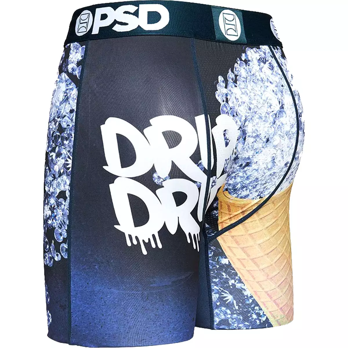 PSD Iced Cone Boxer Men's Bottom Underwear (Refurbished, Without Tags)