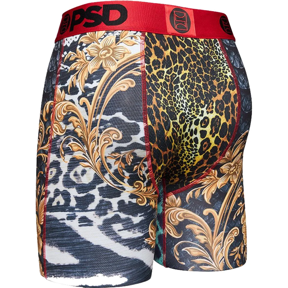 PSD Lux Animal Print Boxer Men's Bottom Underwear (Refurbished, Without Tags)