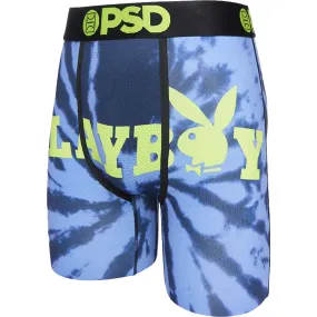 PSD Playboy Tie Dye Logo Boxer Men's Bottom Underwear (Refurbished, Without Tags)