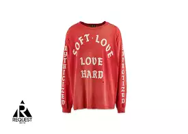 Saint Michael Soft Love L/S Tee Red