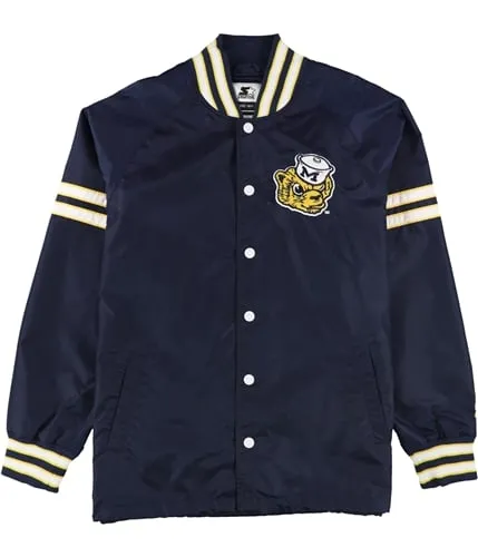 Starter Mens University Of Michigan Varsity Jacket