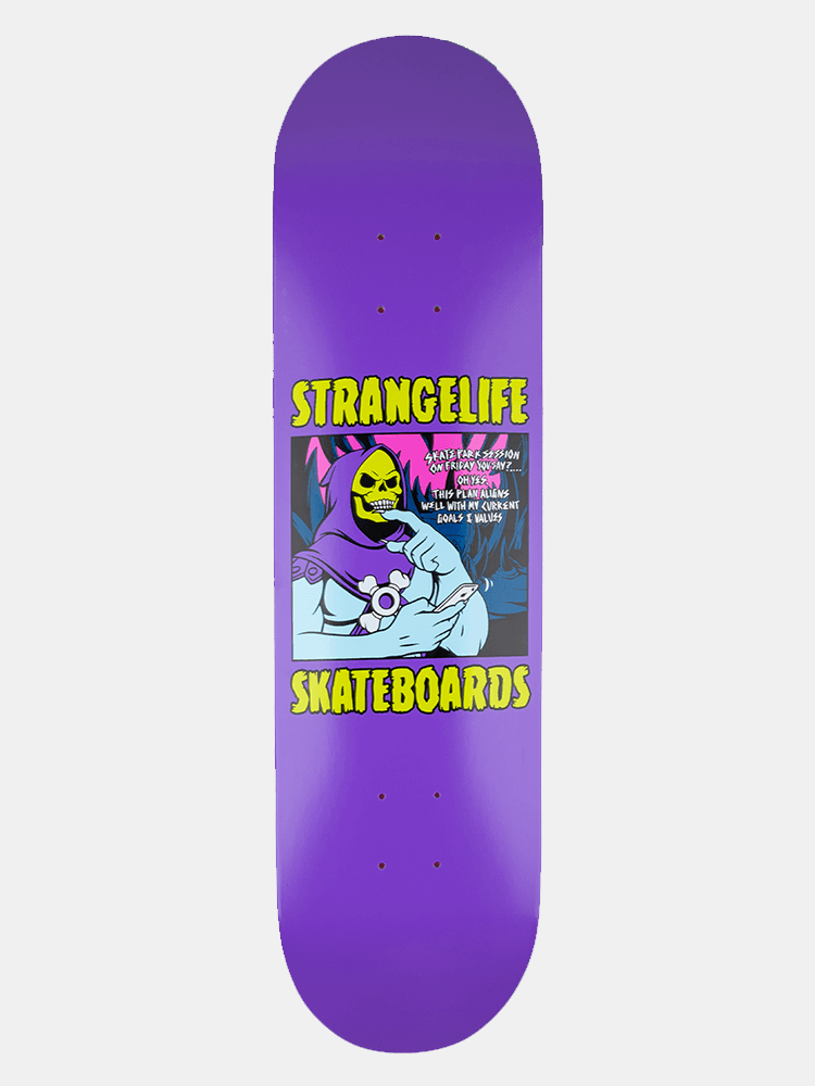 Strange Life Skeletor Graphic Deck - Purple