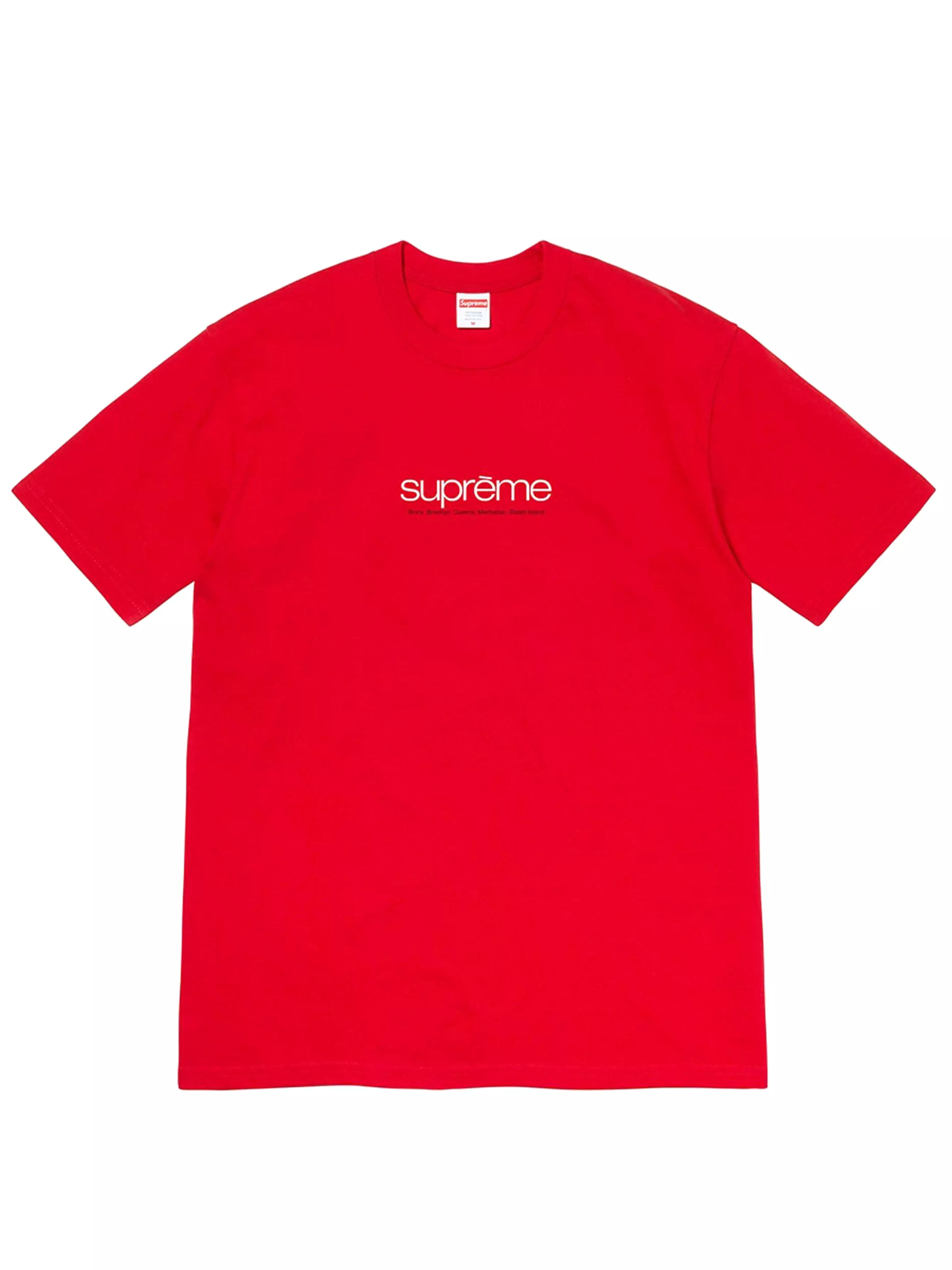 Supreme Five Boroughs Tee Red [SS21]