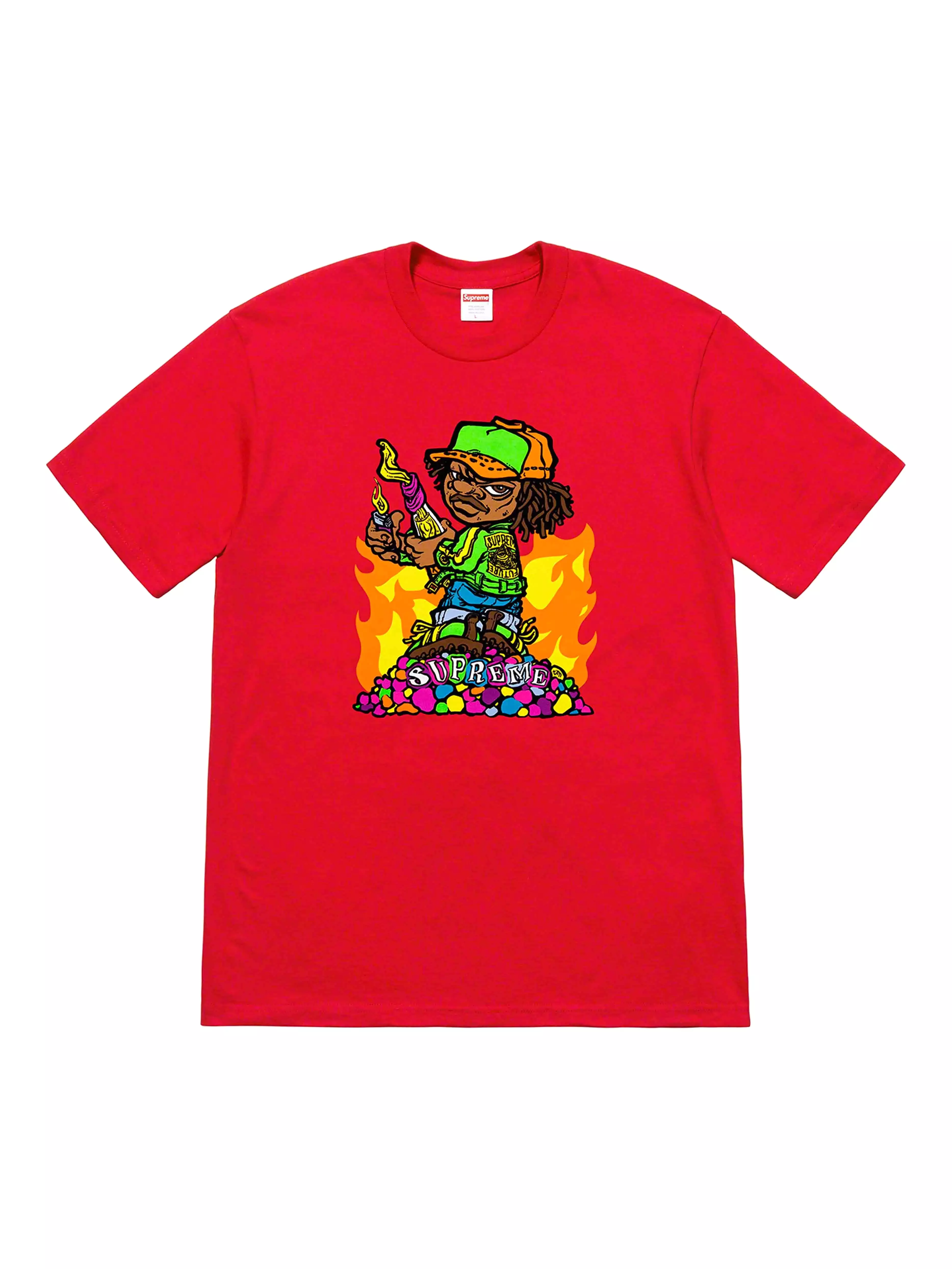 Supreme Molotov Kid Tee Red [SS19]