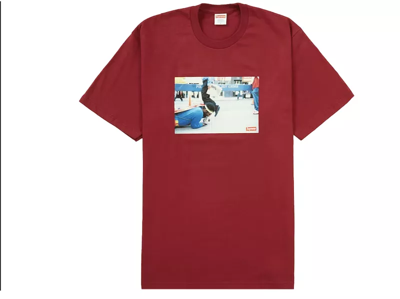 Supreme Pope.L Training Crawl Tee Red