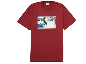 Supreme Pope.L Training Crawl Tee Red