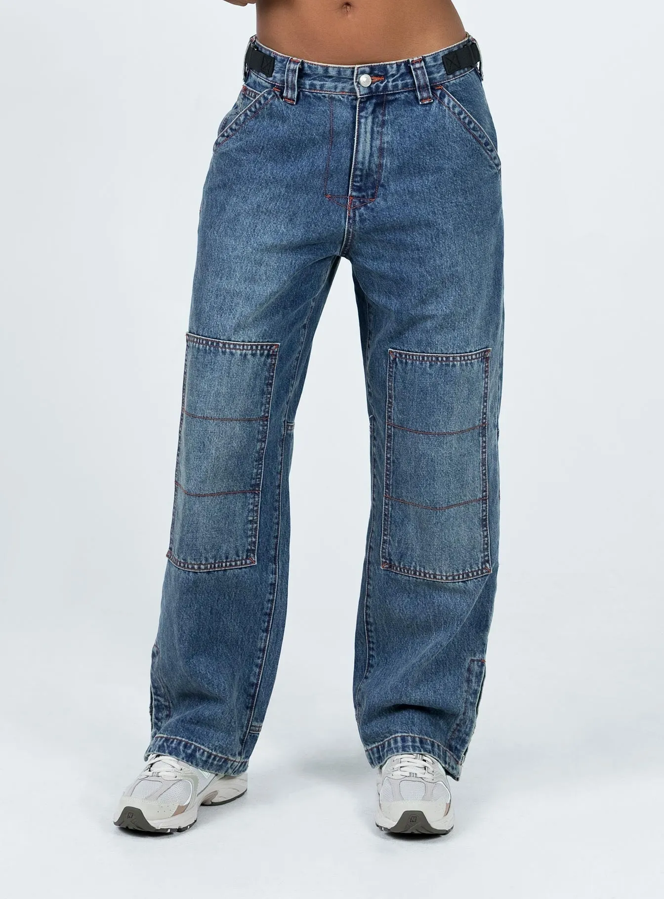 Tein Low Waist Jeans Dark Denim