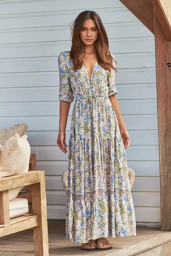 Tessa Maxi Dress Beachley Print