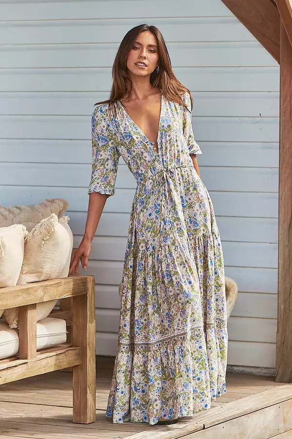 Tessa Maxi Dress Beachley Print