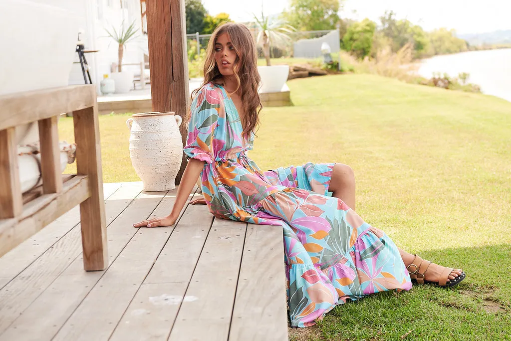 Tessa Maxi Dress Kiawah Print