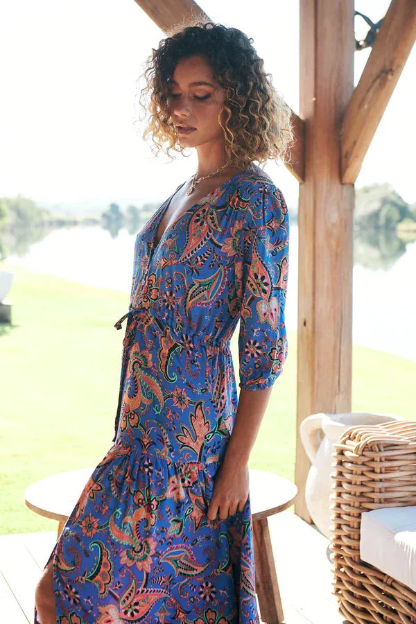 Tessa Maxi Dress Nirvana Print