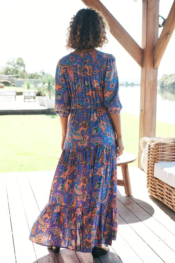 Tessa Maxi Dress Nirvana Print