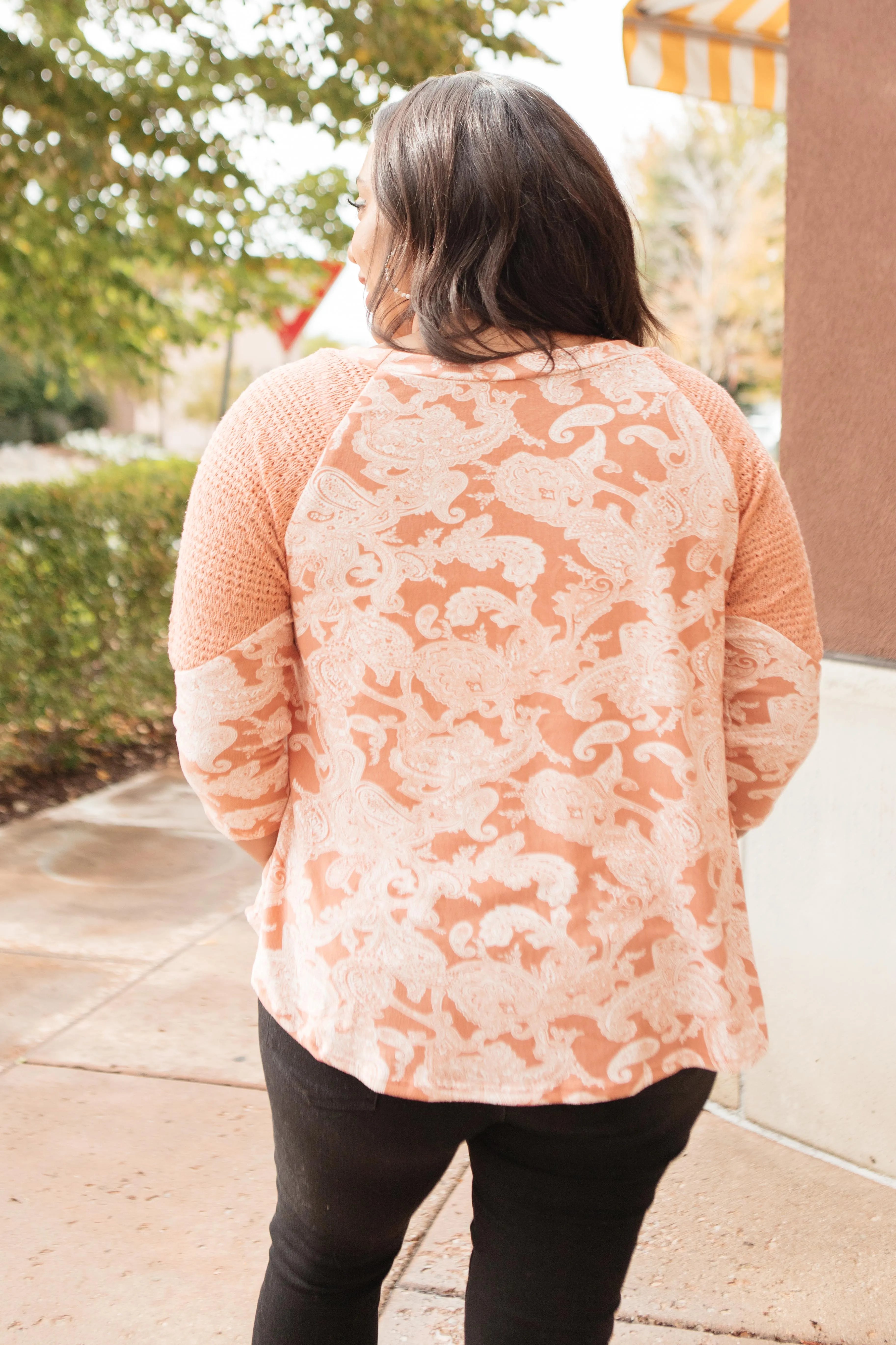 The Paisley Printed Top - On Hand