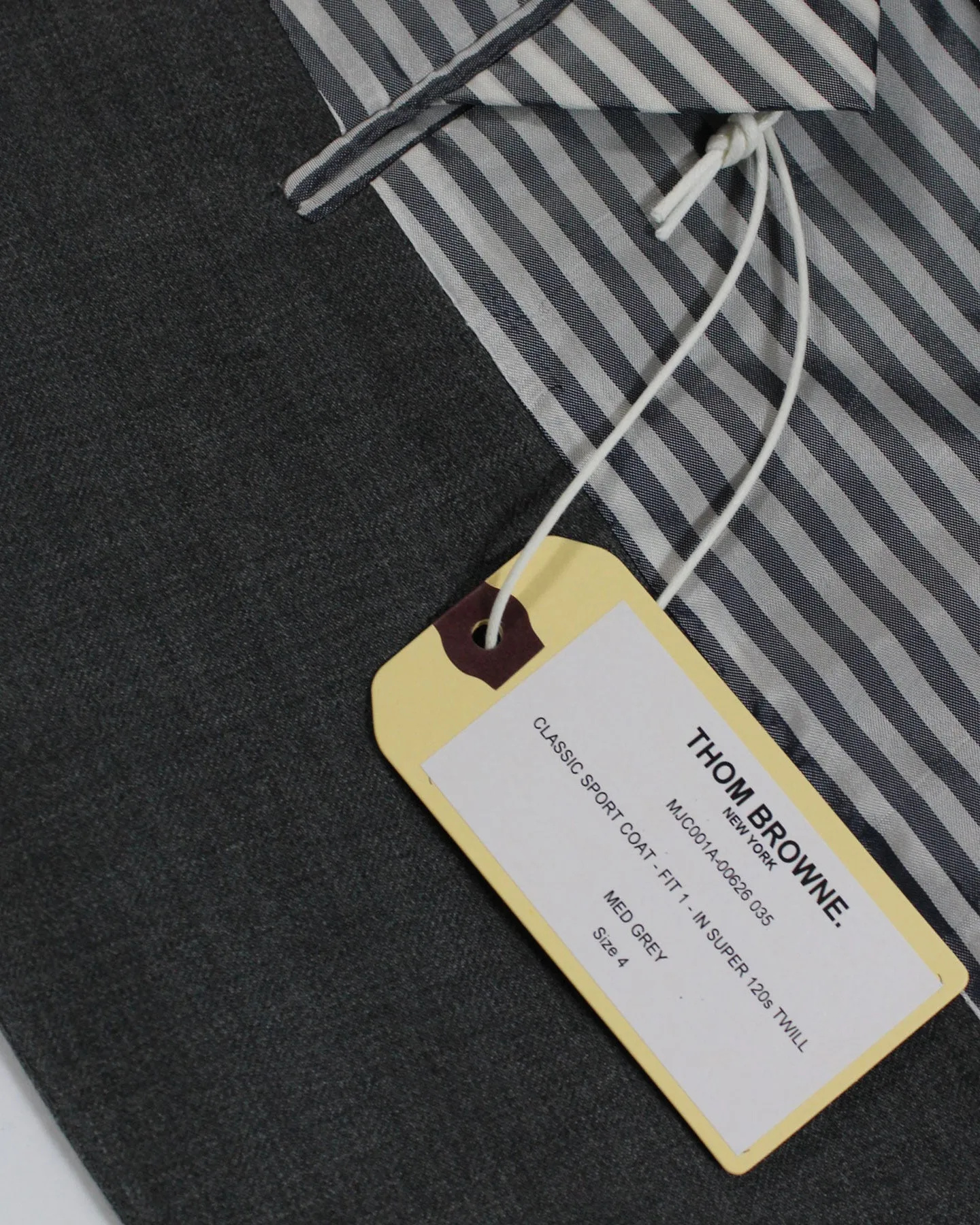 Thom Browne Sport Coat Medium Gray EU 54 / US 44 SALE