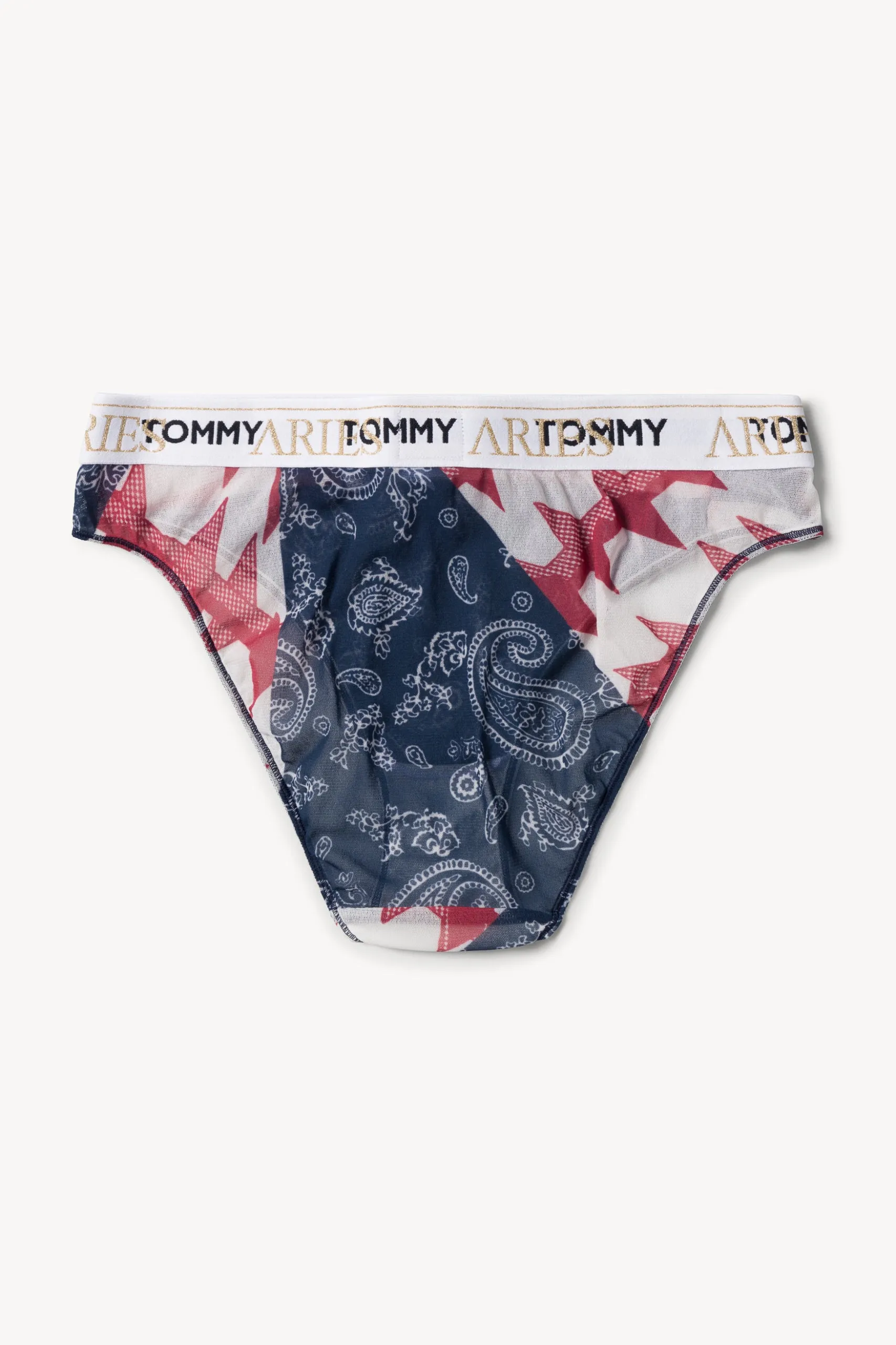 Tommy x Aries Bandana Sheer Mid Rise Briefs