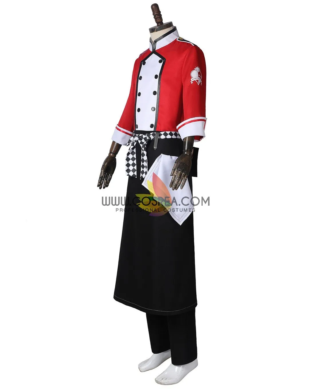 Twisted Wonderland NRC Master Chef Red Uniform Cosplay Costume