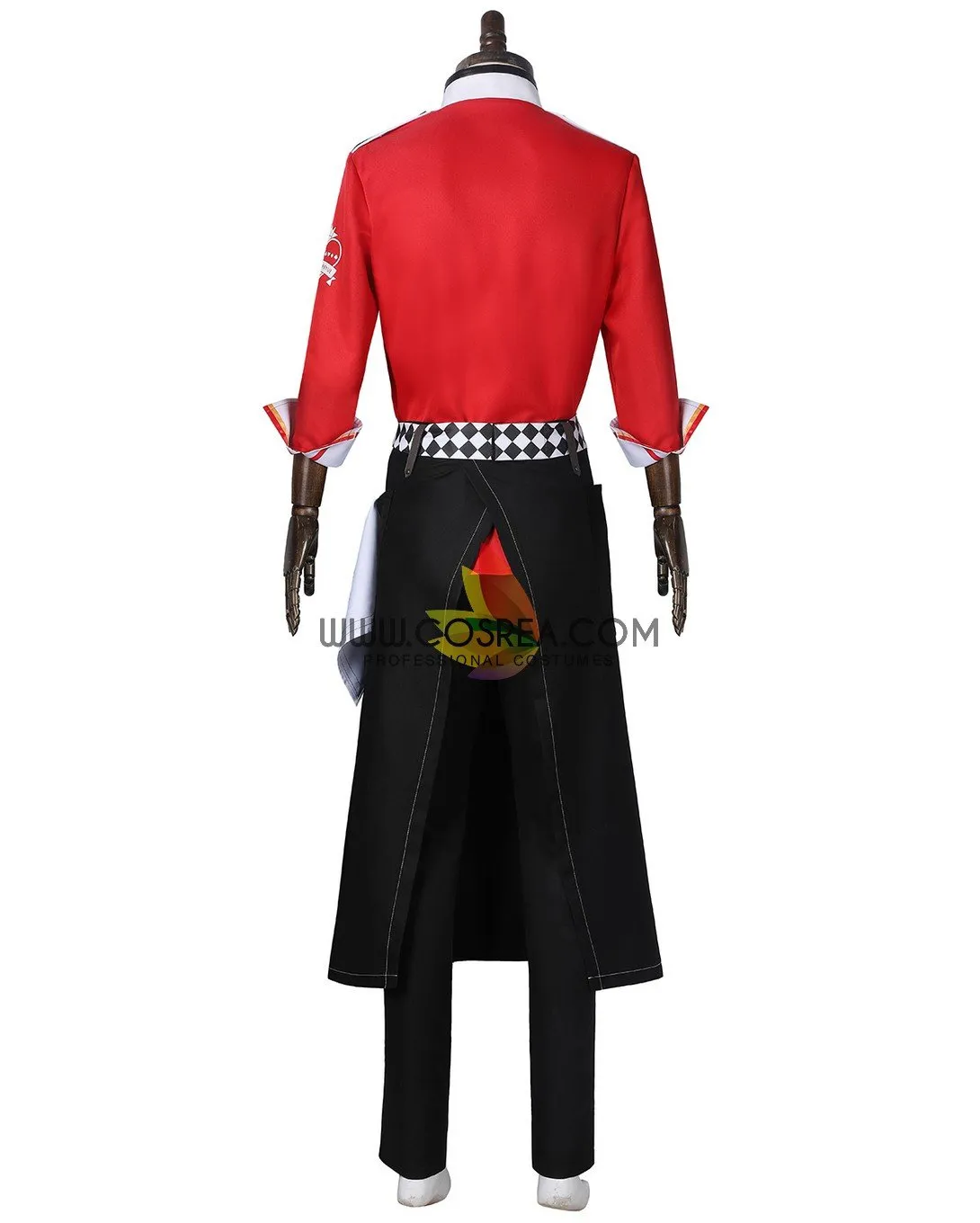 Twisted Wonderland NRC Master Chef Red Uniform Cosplay Costume