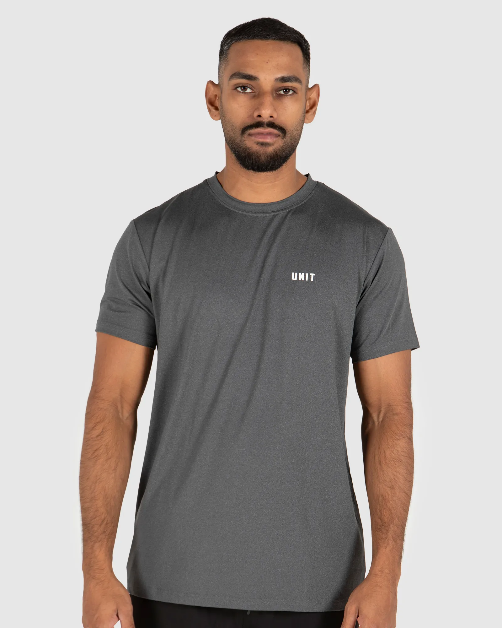 Unit Mens Pro Flex Performance T-Shirt - Char Heather | SurfStitch