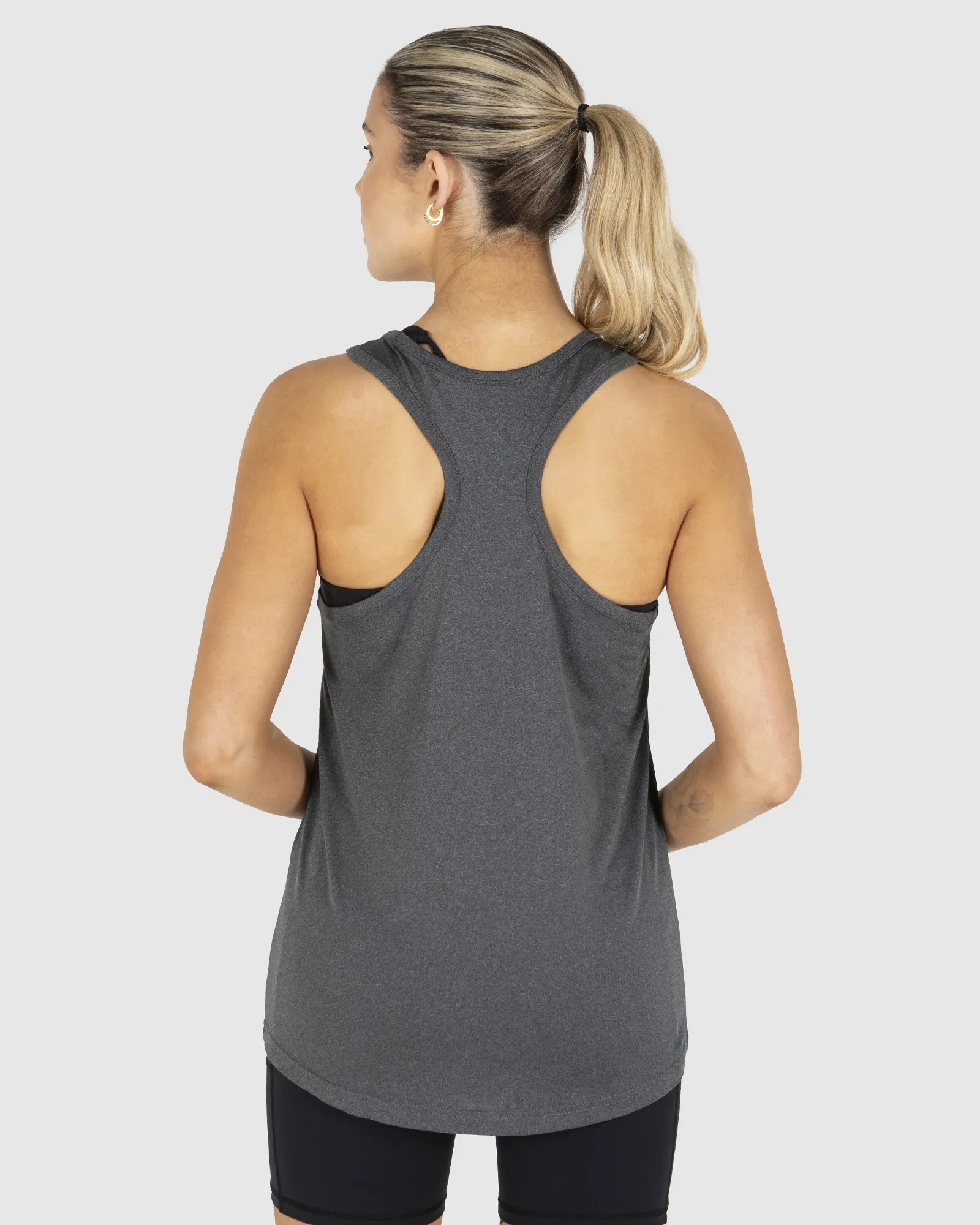 Unit Unit Elite Flex Ladies Singlet - Char Heather | SurfStitch