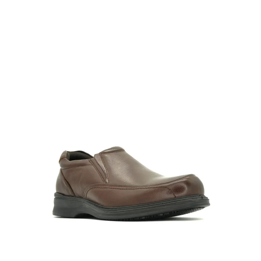 Vespa Slip On At Men's Shoes - Chestnut Brown Leather