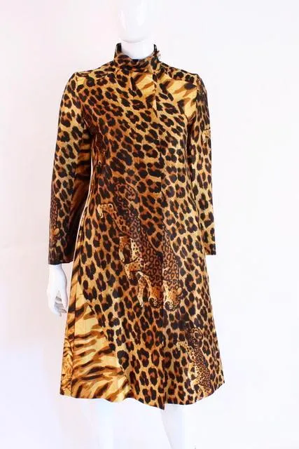 Vintage 60's Leopard print Coat