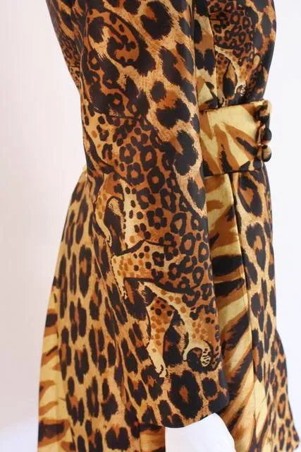 Vintage 60's Leopard print Coat