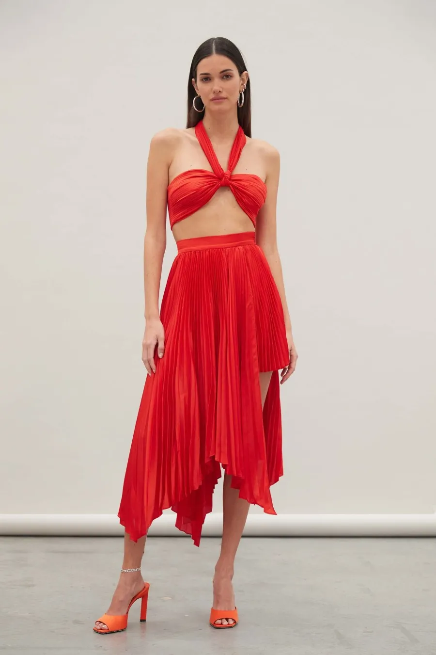 Women Atoir  | Capella Crop Scarlet