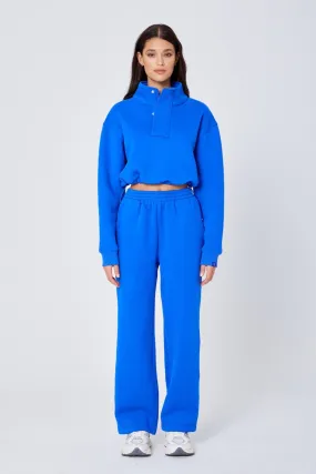 Women Atoir  | The Crop Cobalt