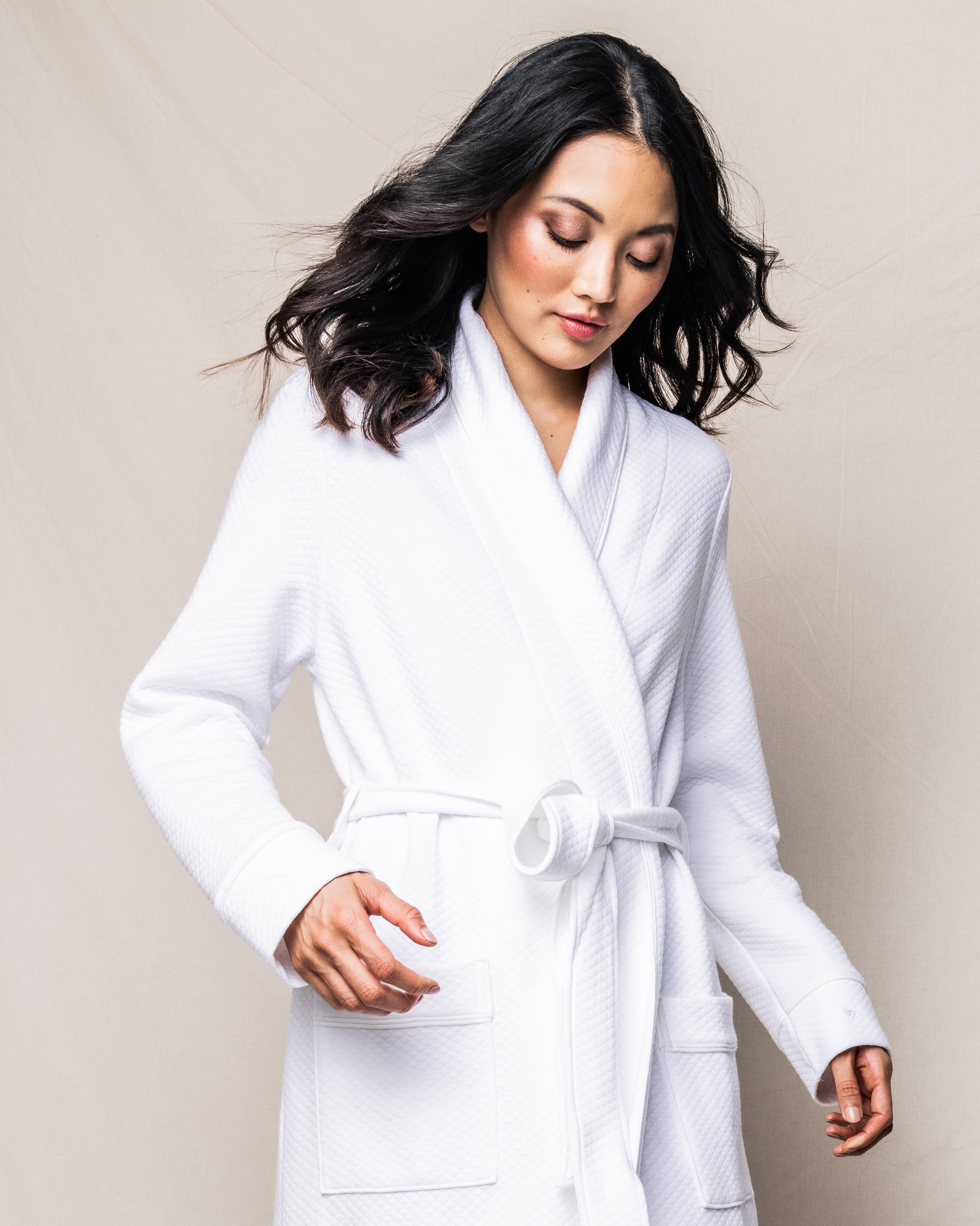 Women's Pima Ophelia Robe in White