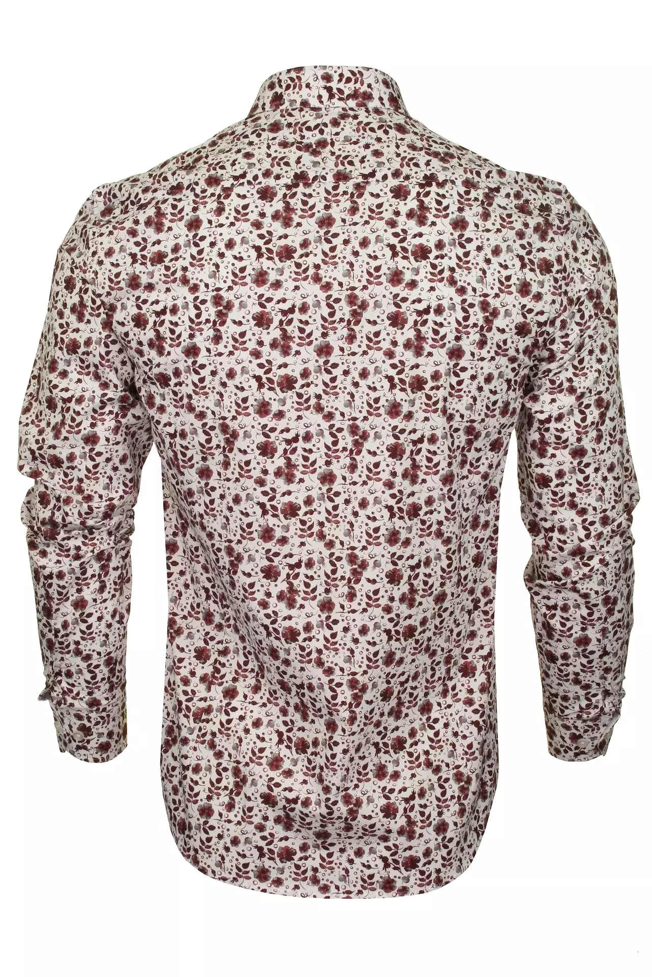 Xact Mens Floral Long Sleeved Shirt